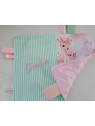 Doudou étiquettes jolie petite biche personnalisé
