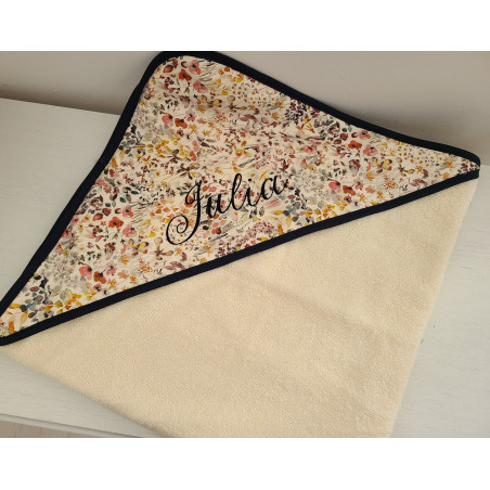 Cape de bain liberty Felda/ éponge de bambou personnalisée