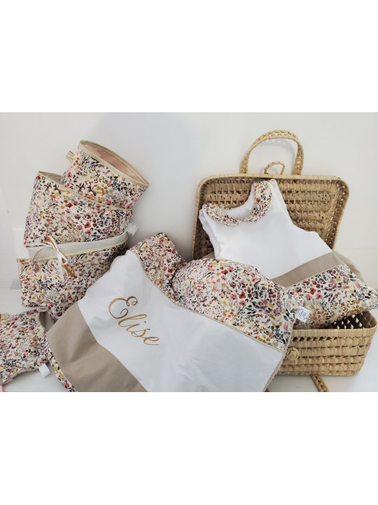 Cape de bain liberty Felda/ éponge de bambou personnalisée