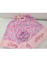 Sac pochon personnalisable pour crèche ou maternelle liberty Betsy neon