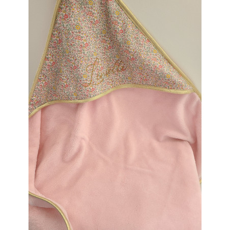 Cape de bain personnalisée prénom liberty Katie and Millie