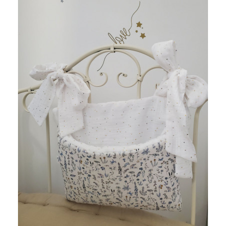 Range-pyjama ou range-doudou liberty Theo / double gaze