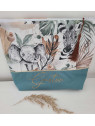 Trousse de toilette personnalisée, thème jungle