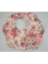 Bavoir fleur personnalisé en liberty Madeleine