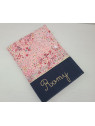 Protège carnet de santé liberty Adelajda étoilé personnalisable