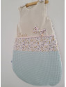 Gigoteuse personnalisée coton floral thème pastel