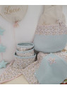 Gigoteuse personnalisée coton floral thème pastel