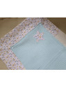 Gigoteuse personnalisée coton floral thème pastel