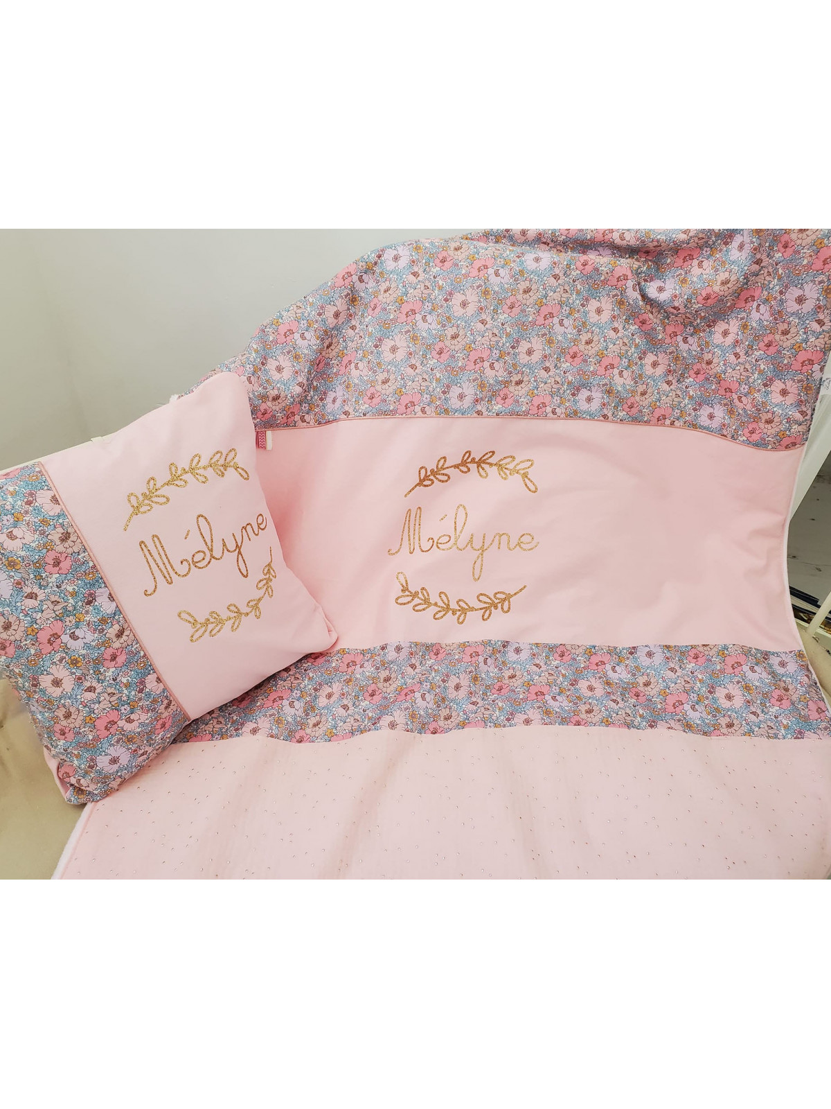 Couverture extra douce liberty Meadow song et double gaze