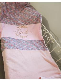 Couverture extra douce liberty Meadow song et double gaze