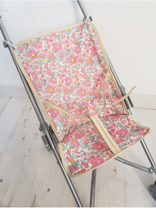 Poussette canne liberty Betsy cupcake pour poupée