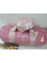 Sac bowling (sac week-end) en liberty Betsy cupcake/ velours, personnalisé