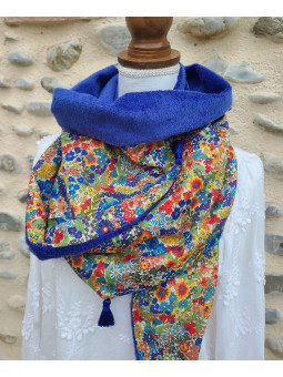 Chèche liberty Margaret et polaire douce et chaude