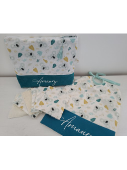 Trousse de toilette personnalisée petits koalas