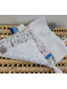 Doudou étiquettes liberty Theo blue dust personnalisé tout doux