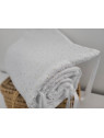 Tour de lit en double gaze de coton blanche confettis or