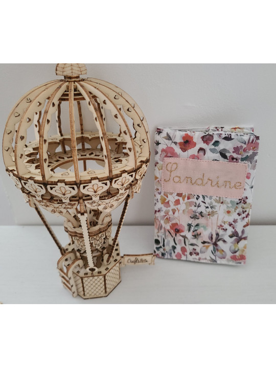 Protège passeport en liberty Felda personnalisé