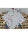 Doudou étiquettes mixte avec petits animaux, personnalisé tout doux