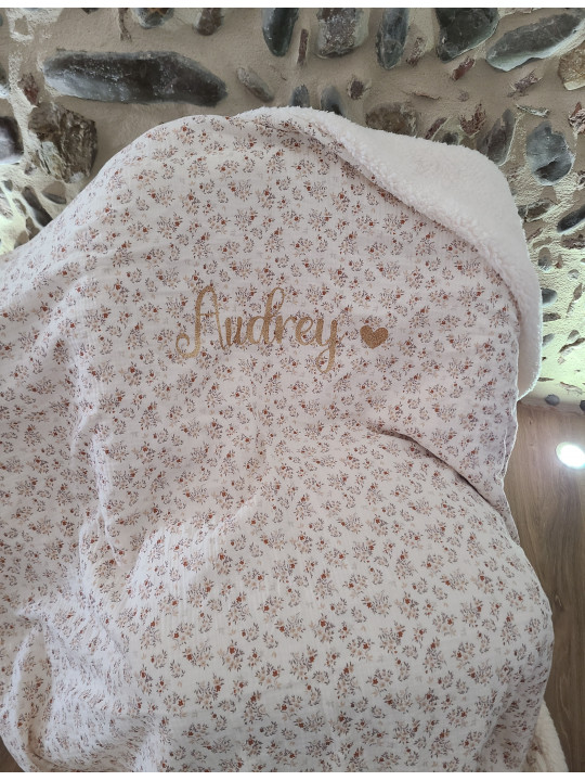 Couverture double gaze moumoute 150x150