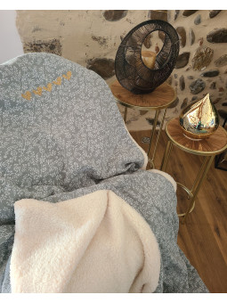 Couverture cocooning double gaze moumoute 150x150