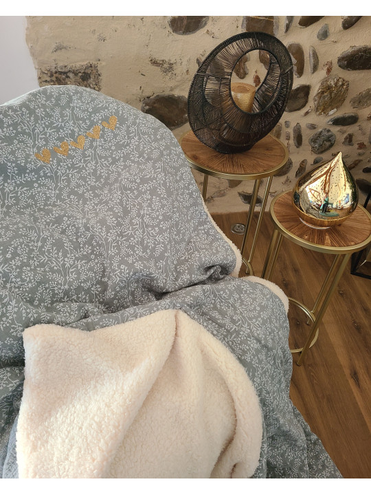 Couverture cocooning double gaze moumoute 150x150