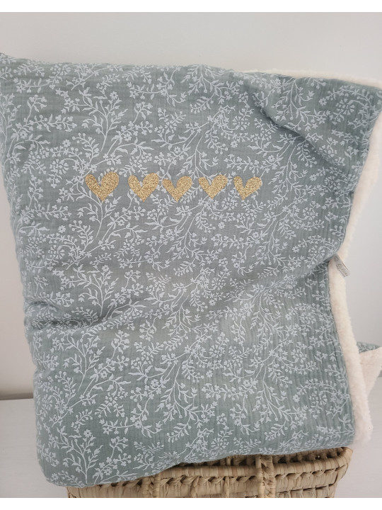 Couverture cocooning double gaze moumoute 150x150