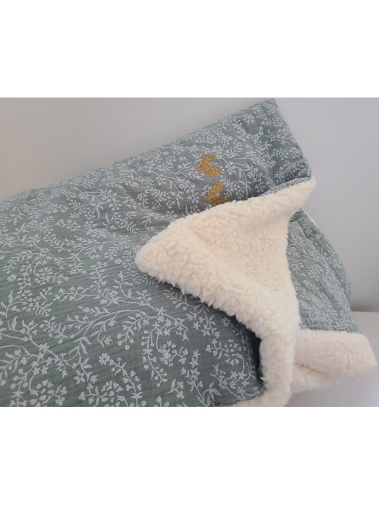 Couverture cocooning double gaze moumoute 150x150