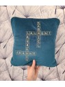 Coussin prénoms scrabble (cadeau anniversaire, mariage, fête mères, mamies...)