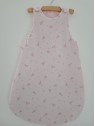 Gigoteuse hiver en double gaze de coton bio rose