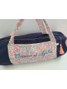 Sac bowling (sac week-end) en liberty Betsy cupcake/ matelassé, personnalisé