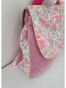 Cartable sac à dos personnalisable Betsy cupcake et velours