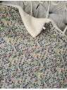 Couverture bébé liberty Wiltshire et moumoute (cadeau naissance ...)