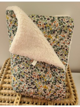 Couverture bébé liberty Wiltshire et moumoute (cadeau naissance ...)