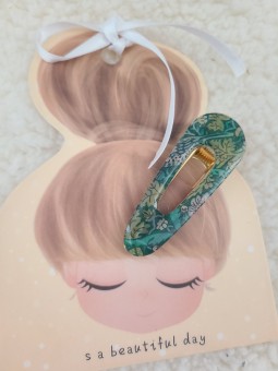Barrette fillette liberty résine