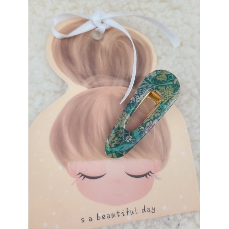 Barrette fillette liberty résine
