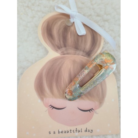 Barrette fillette liberty résine