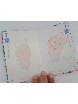 Protège passeport en liberty Betsy personnalisé
