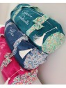 Sac week-end) en liberty Betsy et velours, personnalisé