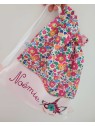 Sac pochon sac à dos personnalisable pour crèche ou maternelle liberty Betsy neon