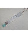 Attache tétine en coton jungle personnalisée prénom