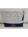 Bavoir liberty Theo / éponge personnalisé prénom