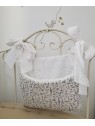 Trousse de toilette personnalisée pour bébé en liberty (doublée de coton enduit)