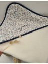Trousse de toilette personnalisée pour bébé en liberty (doublée de coton enduit)