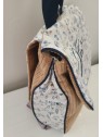 Sac à dos pour entrée en maternelle / crèche personnalisé, liberty Theo et velours