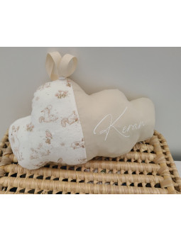 Protège carnet de santé tout doux personnalisable avec prénom