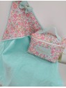 Cape de bain personnalisée prénom liberty Betsy cupcake
