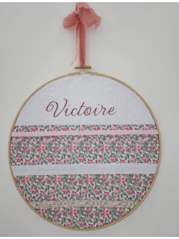 Tambour porte-barrettes liberty personnalisé