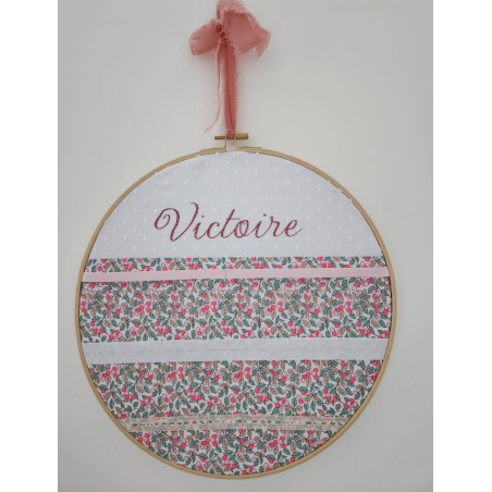Tambour porte-barrettes liberty personnalisé