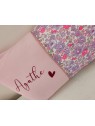 Coussin 30x50 personnalisé liberty betsy (coussin de sieste, cadeau de naissance ...)