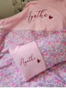 Coussin 30x50 personnalisé liberty betsy (coussin de sieste, cadeau de naissance ...)